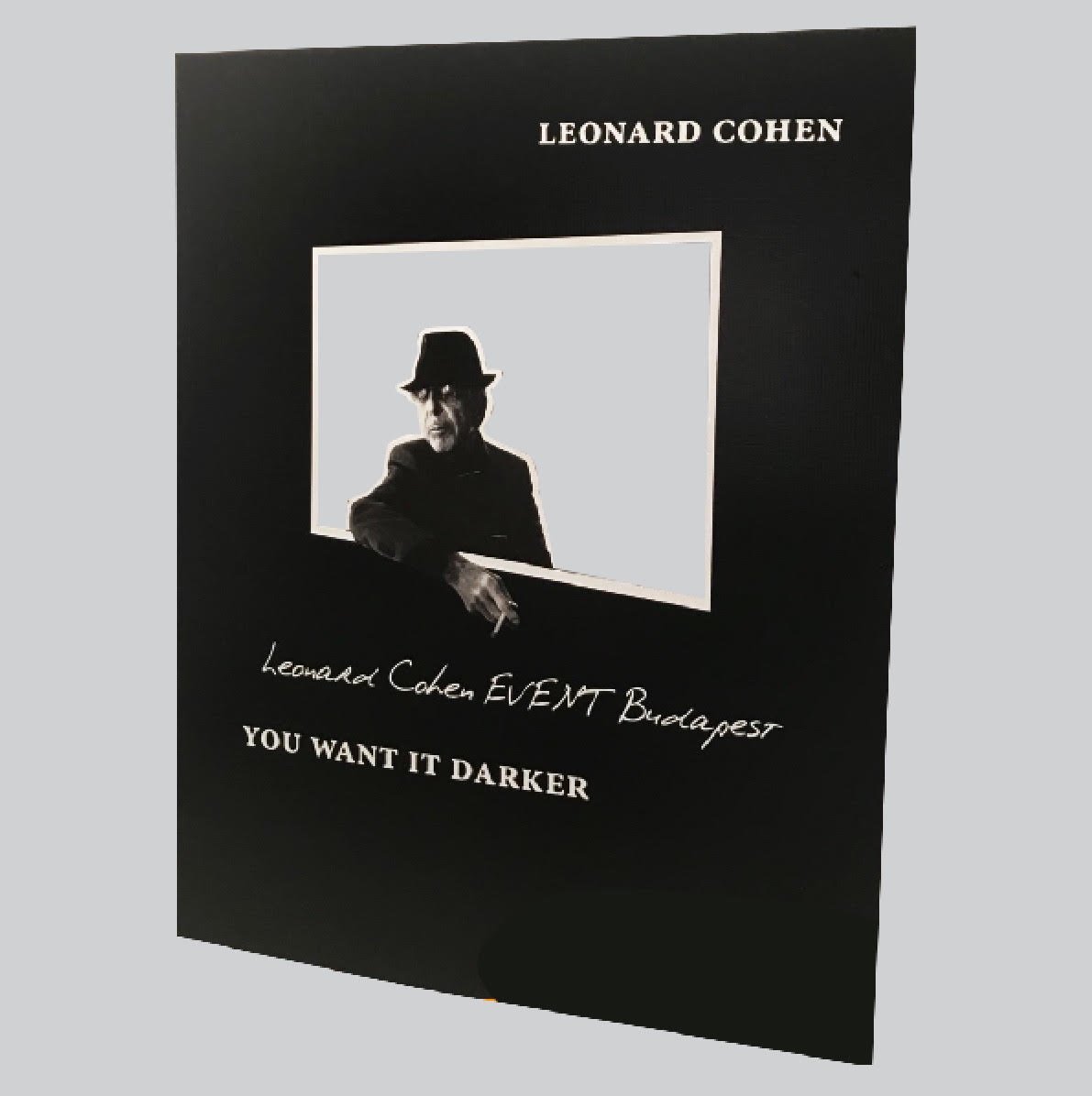 Leonard Cohen selfie keret