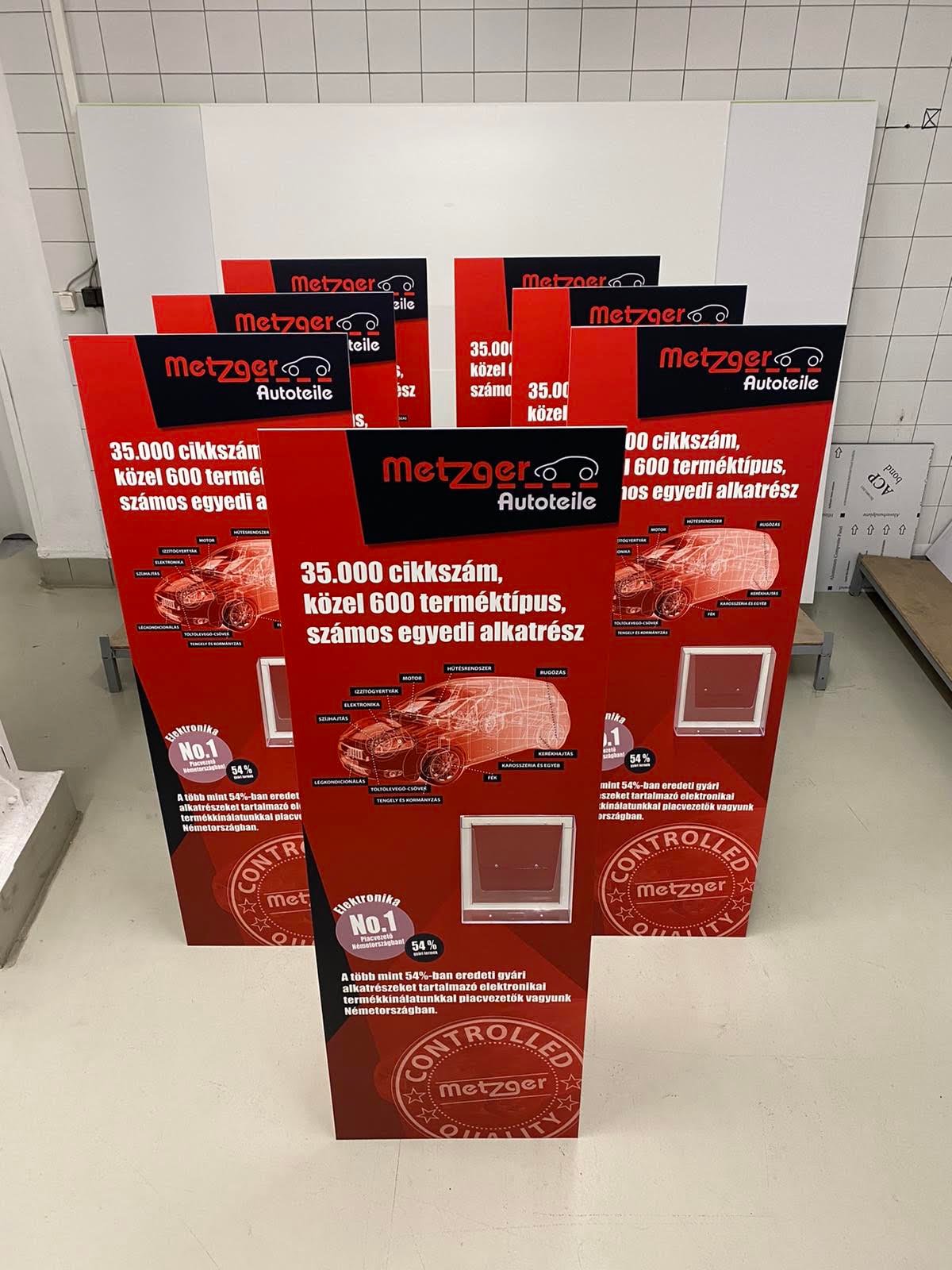 marketing figura Metzger display